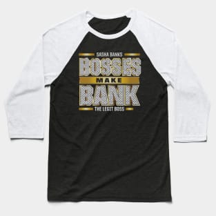 Sasha Banks Bosses Make Bank Baseball T-Shirt